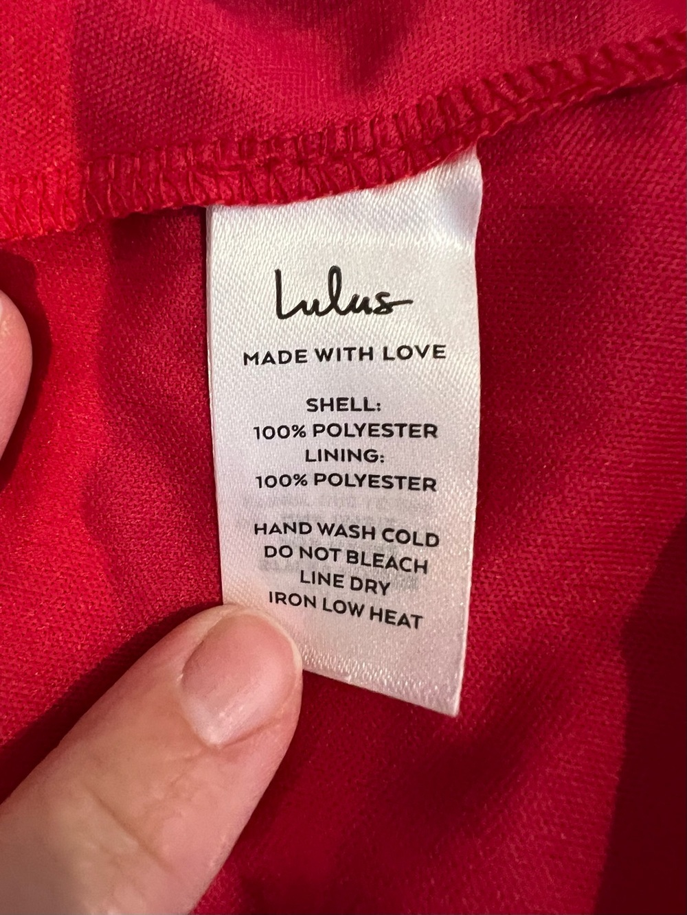 Lulu’s Red Tie-Shoulder Retro Style Midi Dress - Picture 9 of 9